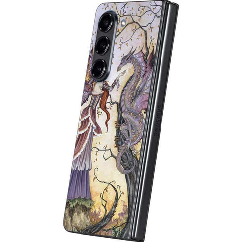 Dragon Charmer Fairy by Amy Brown Galaxy Z Fold5 5G Skin